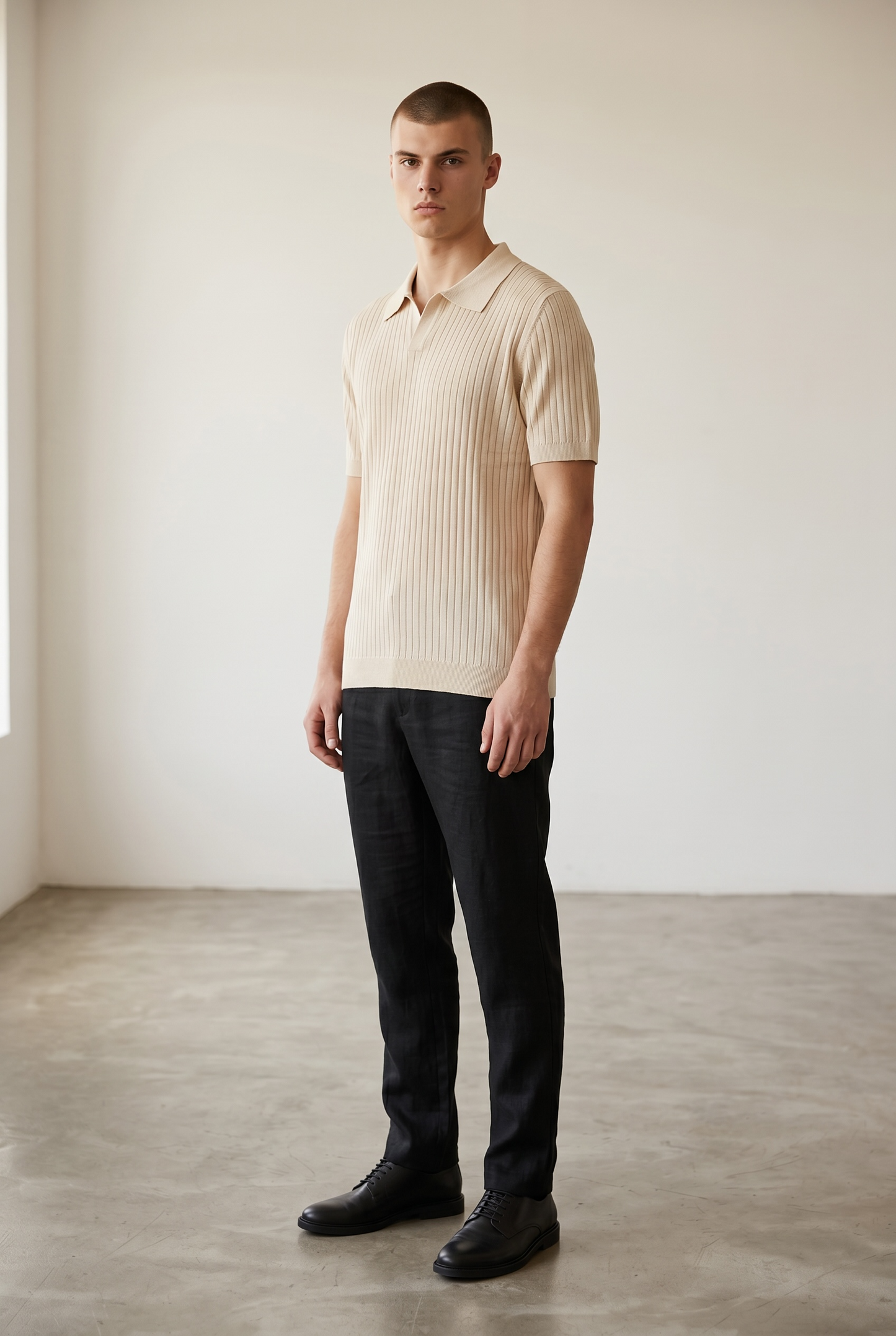 Beige polo