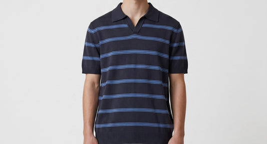 Navy & blue polo