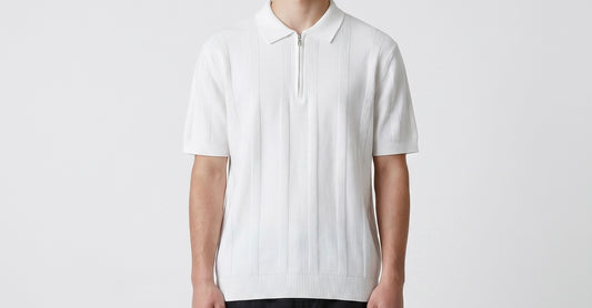 White striped polo