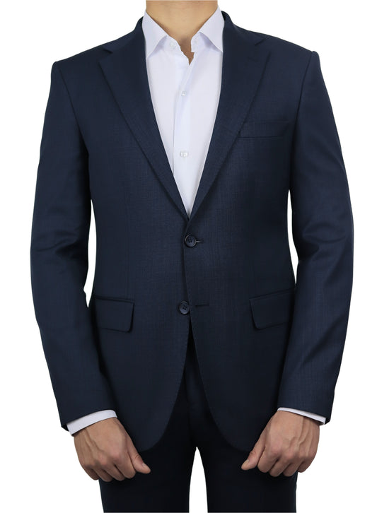 Deep Sea Blue Normal Lapel 2 Buttons
