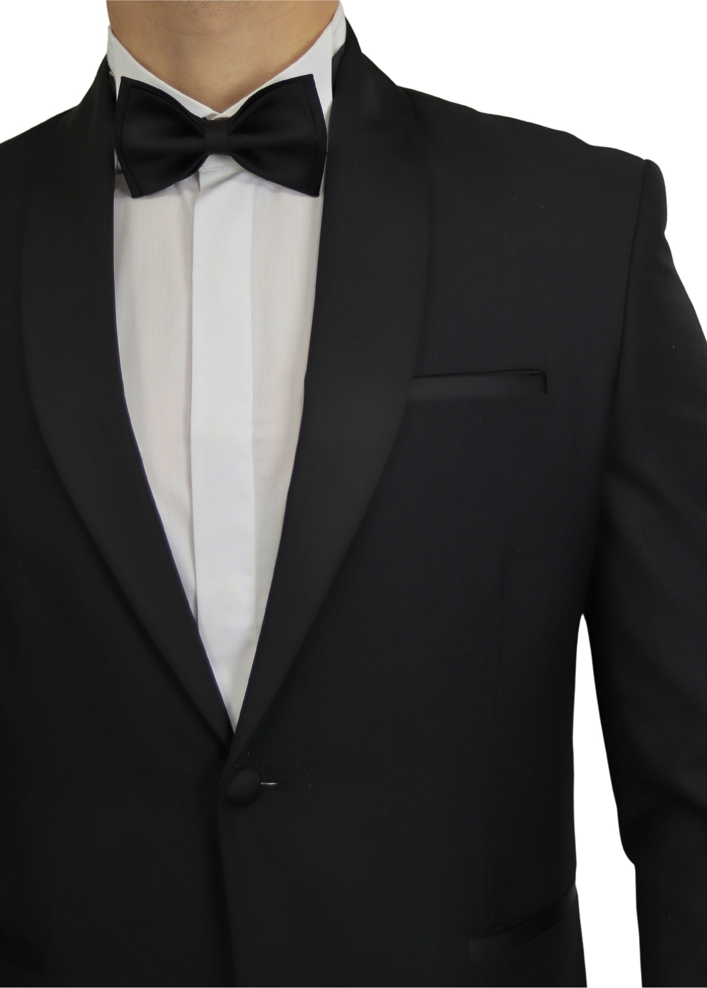 BLACK ROUND TUXEDO