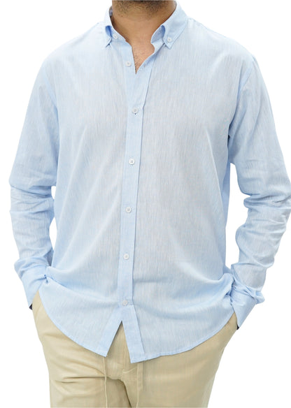 Baby blue Linen Shirt