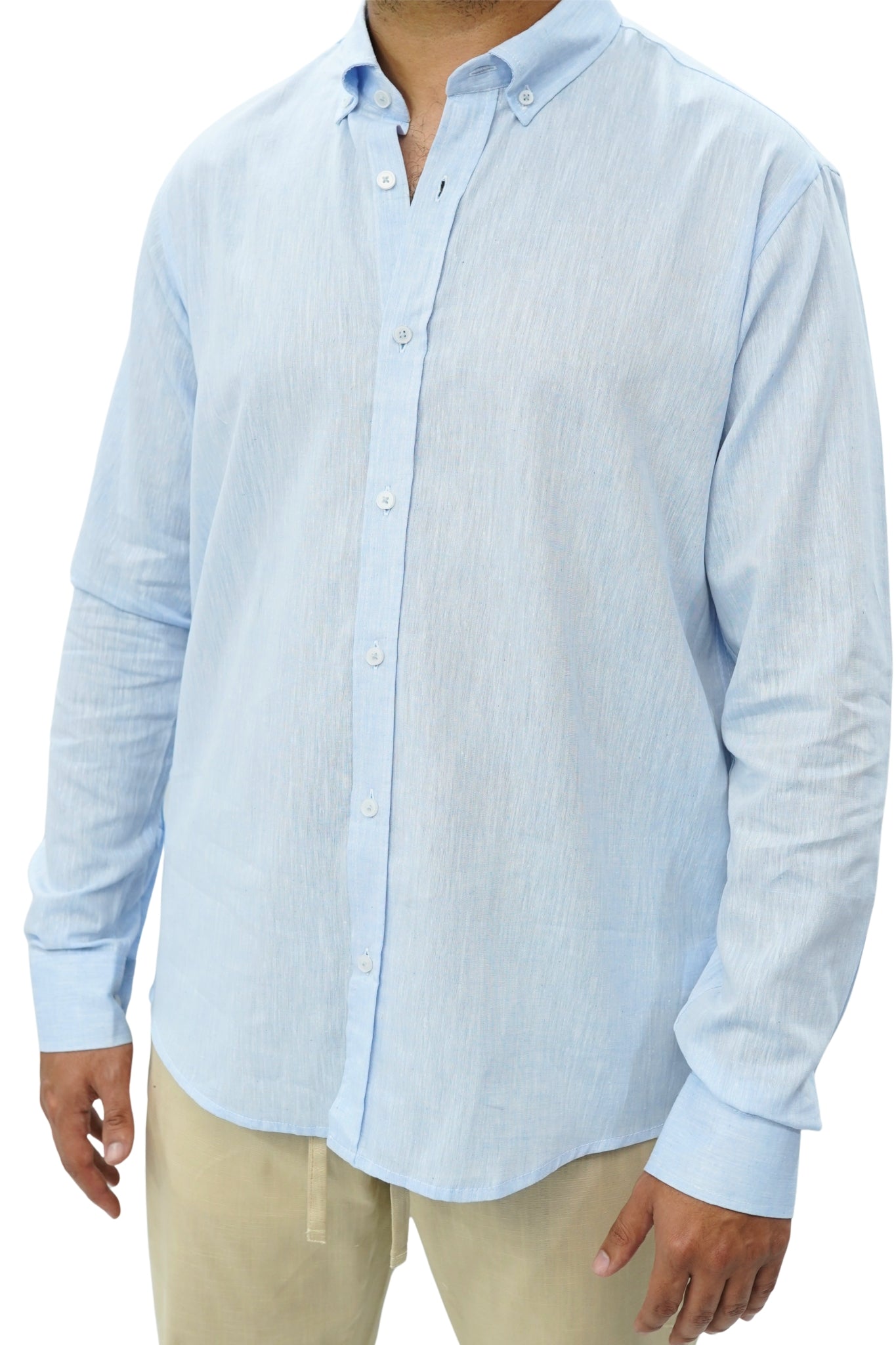 Baby blue Linen Shirt
