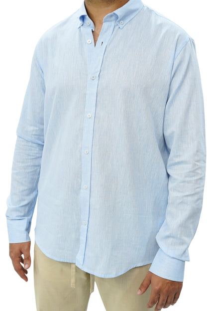 Baby blue Linen Shirt