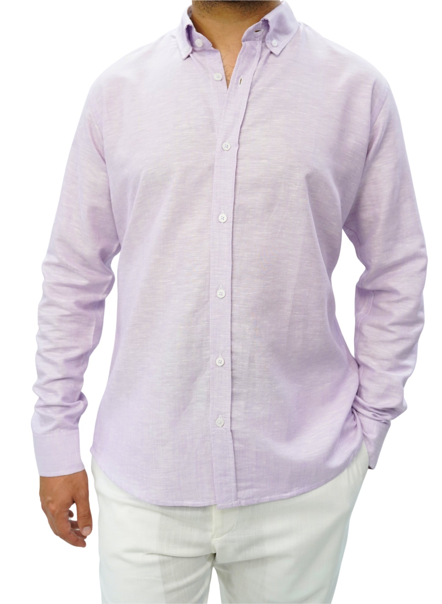 Lilac Linen Shirt