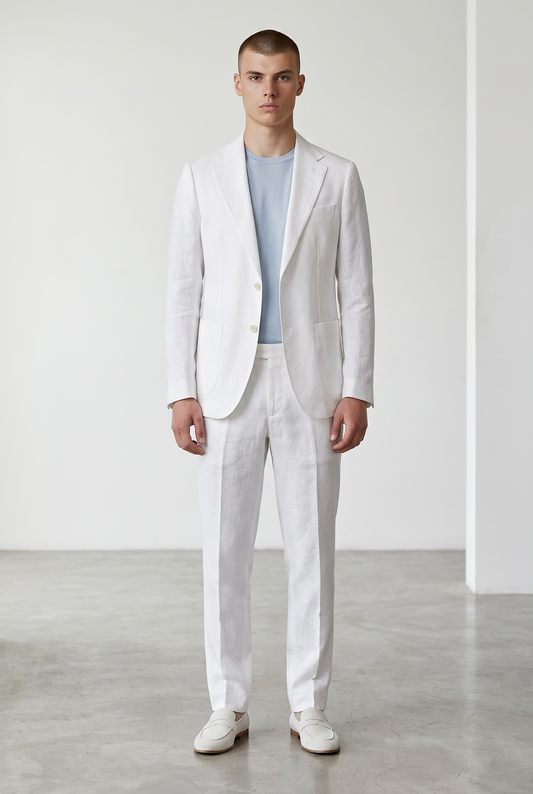 White Linen Suit