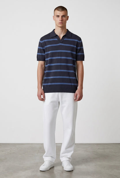 Navy & blue polo