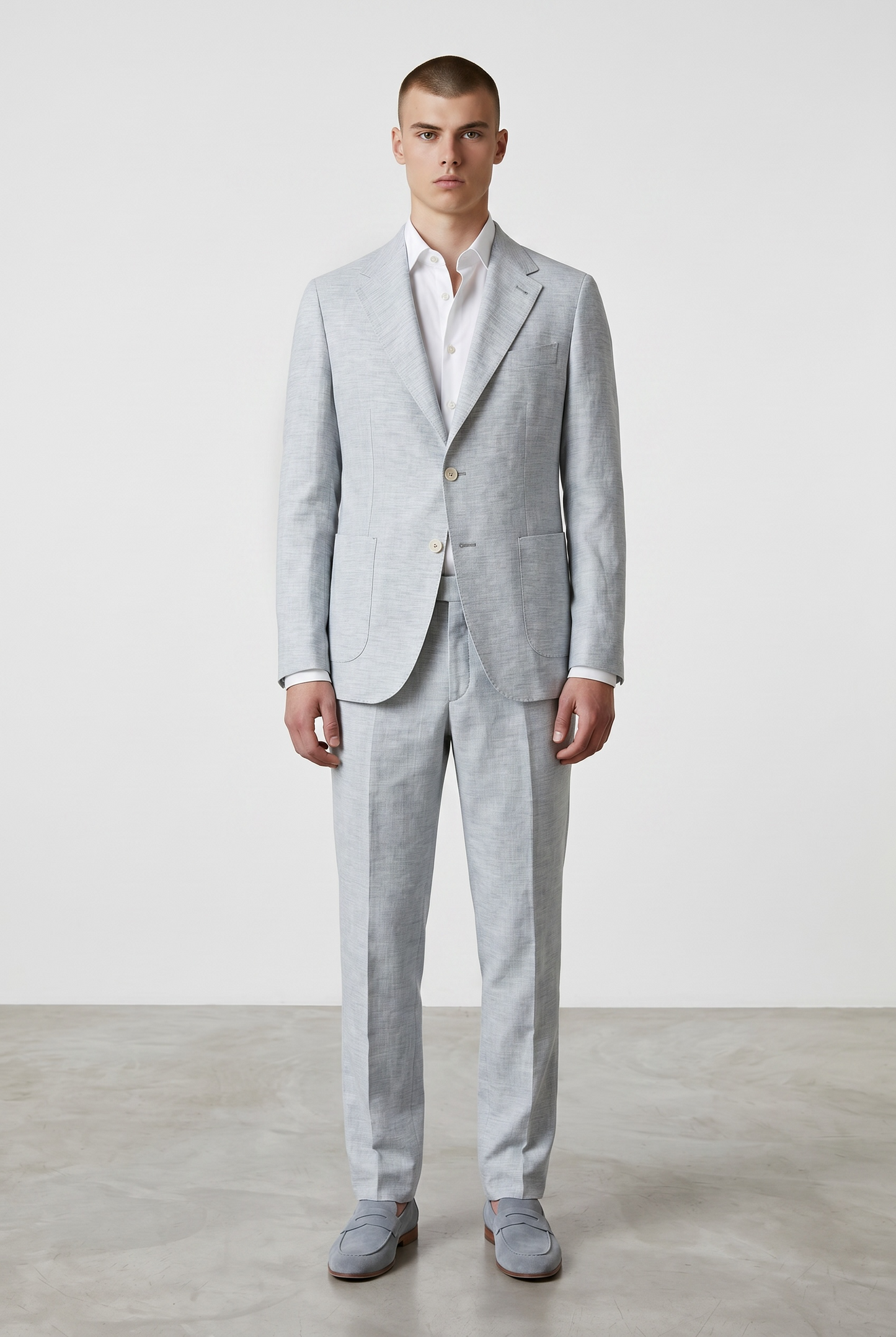 Mint Linen Suit