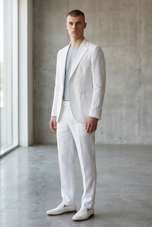 White Linen Suit