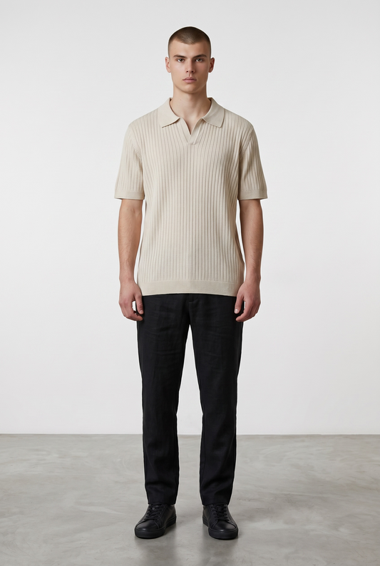 Beige polo
