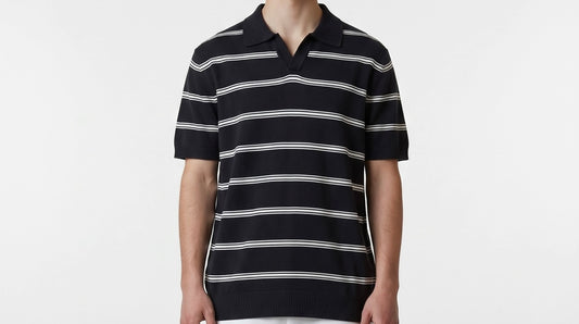 Black & white polo