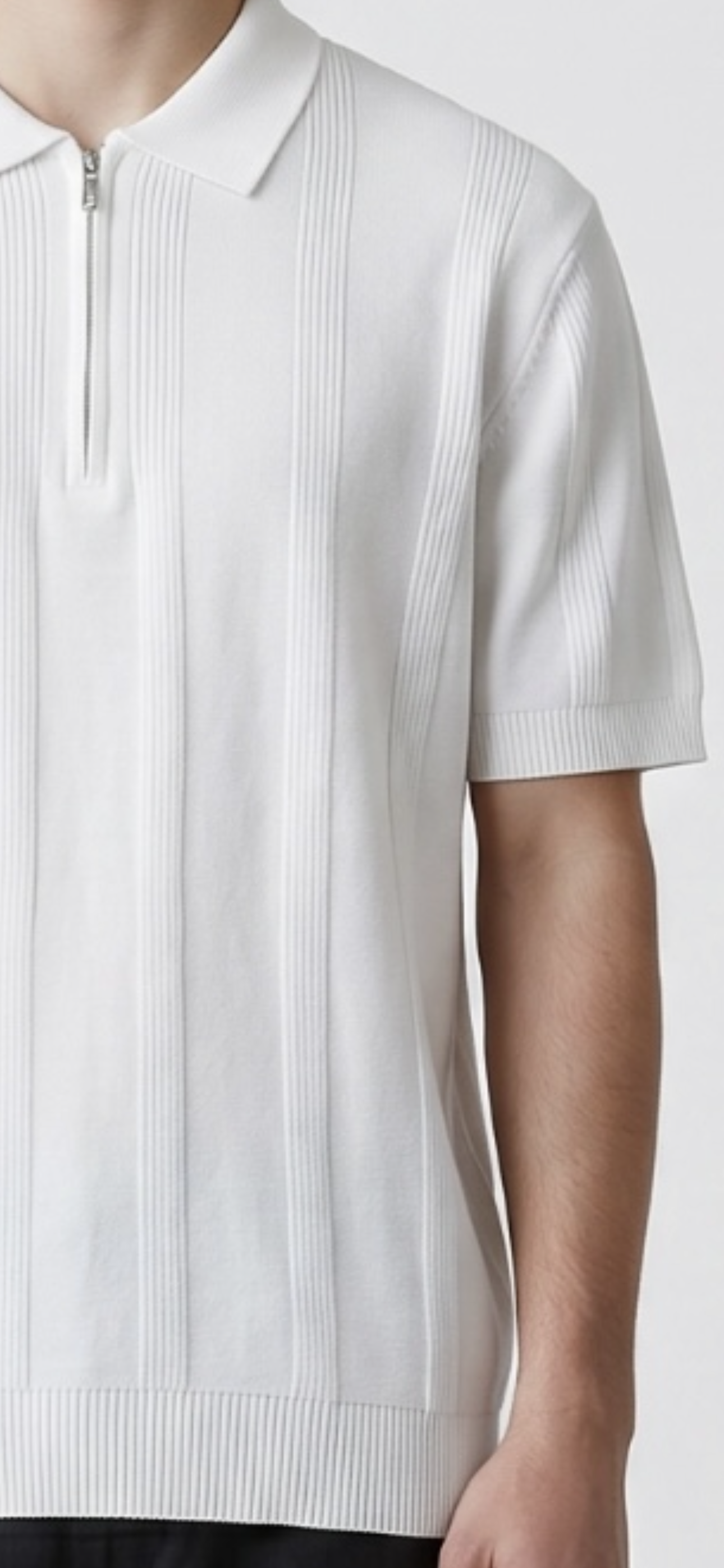 White striped polo