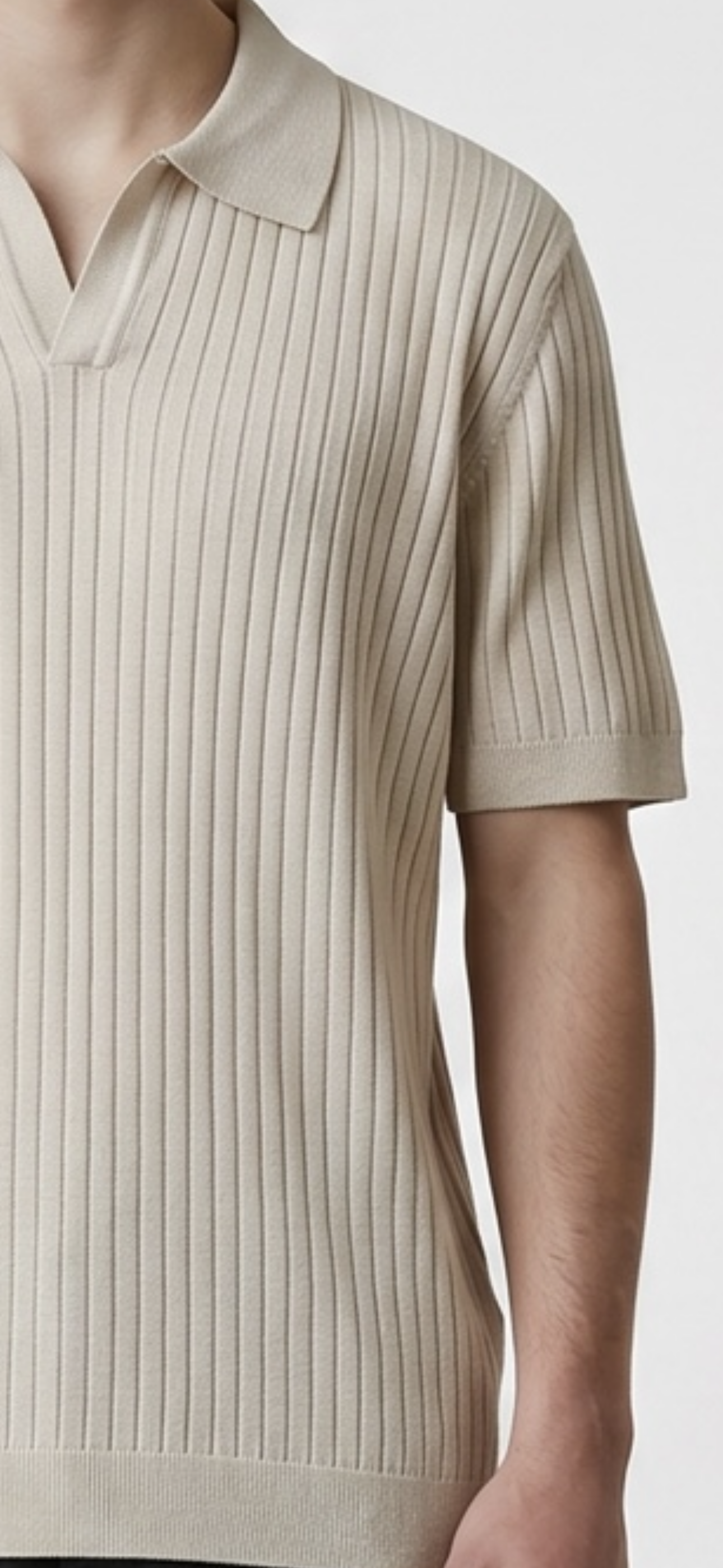 Beige polo