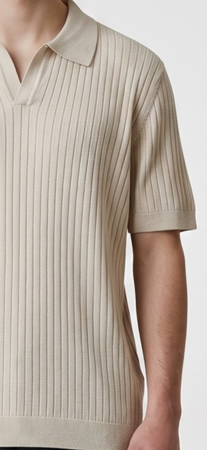 Beige polo