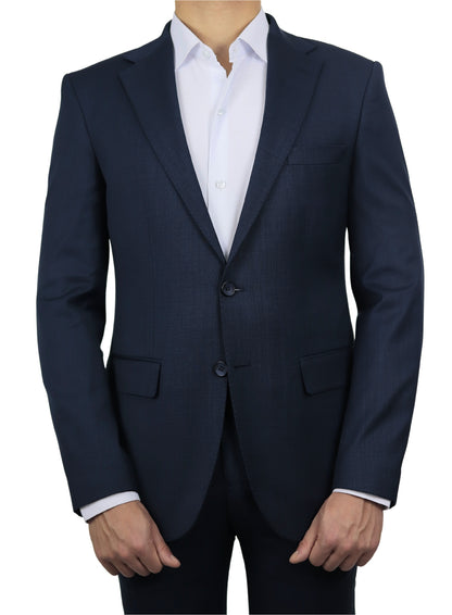 Deep Sea Blue Normal Lapel 2 Buttons