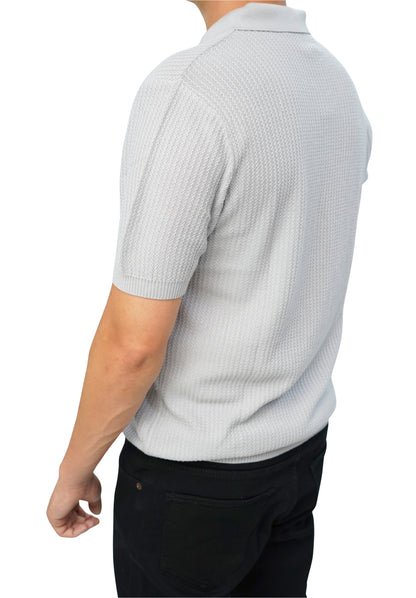Light Grey Knitted Polo