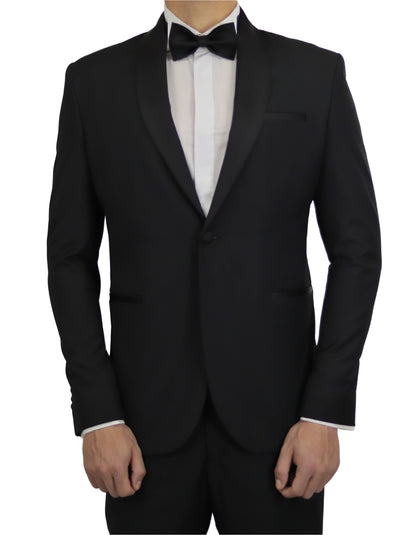 BLACK ROUND TUXEDO