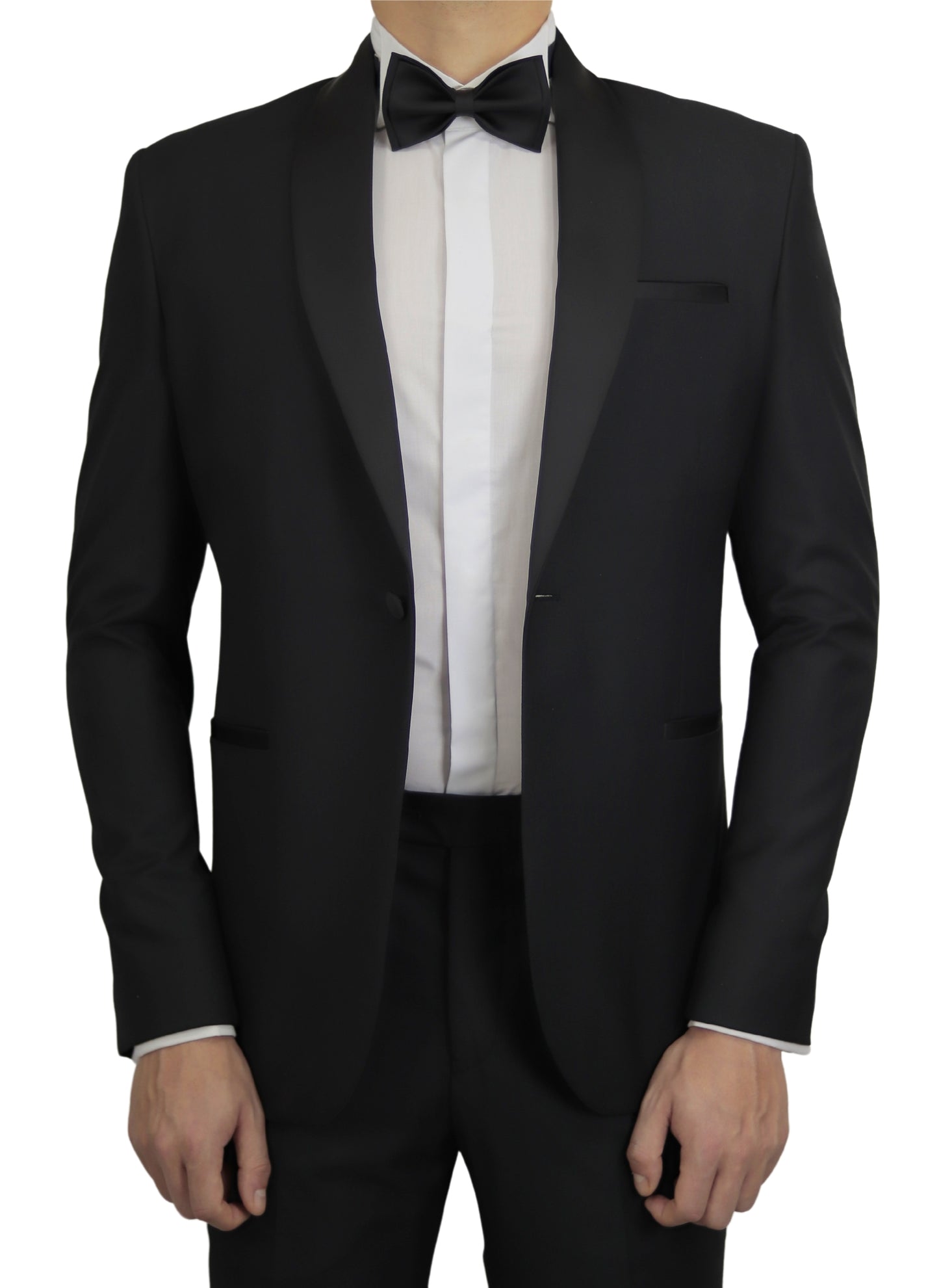 BLACK ROUND TUXEDO