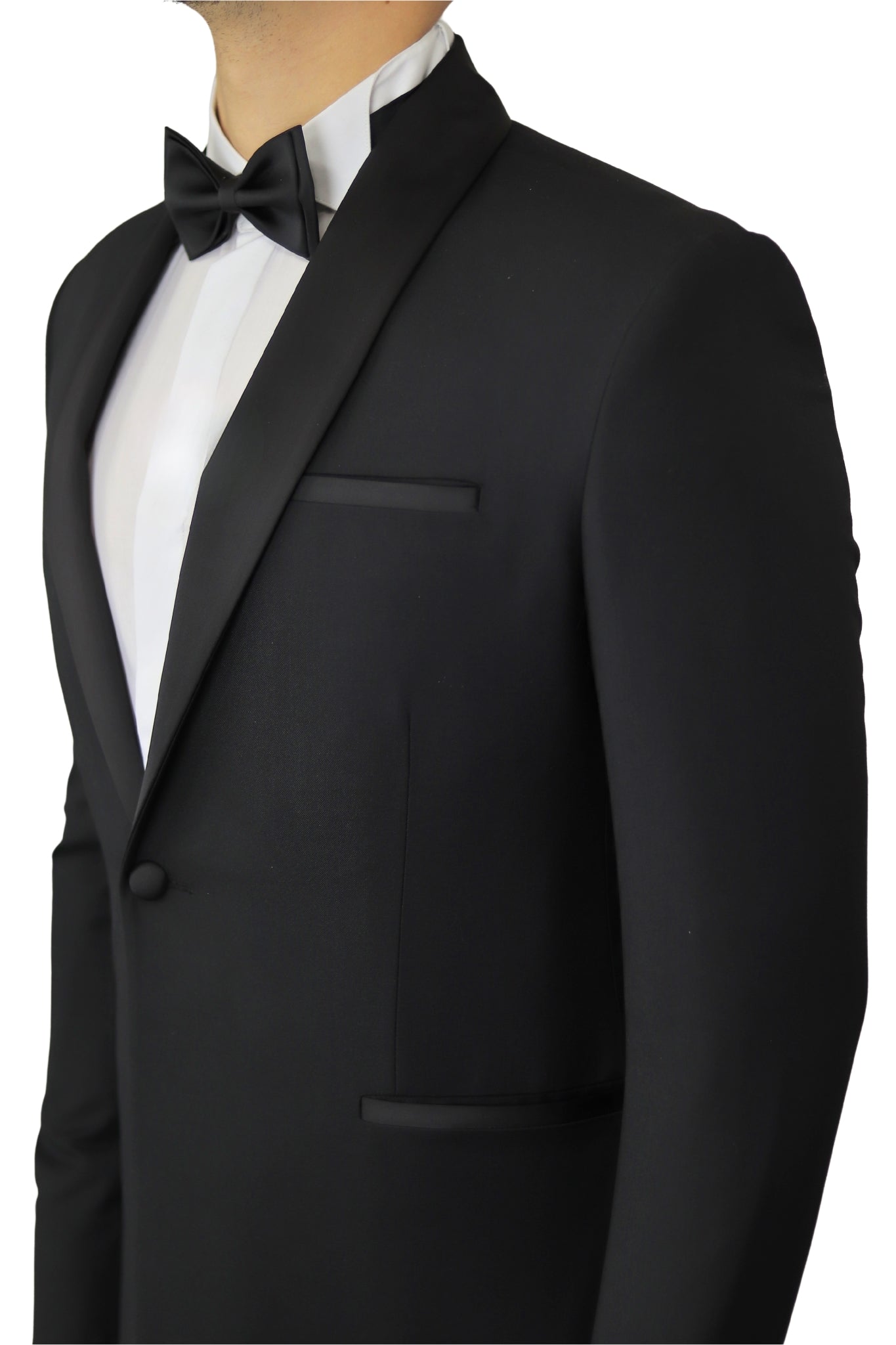 BLACK ROUND TUXEDO