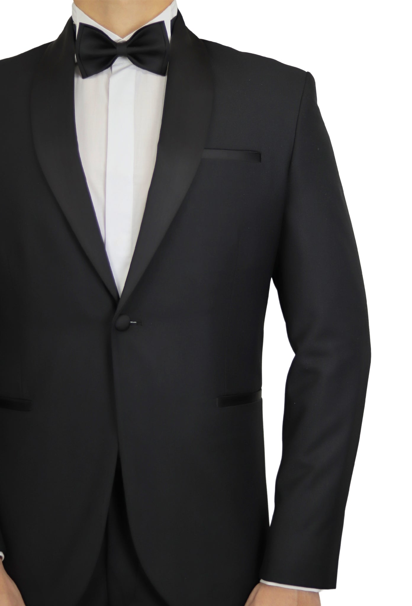 BLACK ROUND TUXEDO